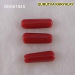 Ratti-11.44 (10.35CT) 3 Pcs Red Coral Seller Pack